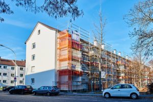 B. Sope GmbH Referenz Bauverein Freiburg Hegarstr Mehrfamilienhaus Sanierung